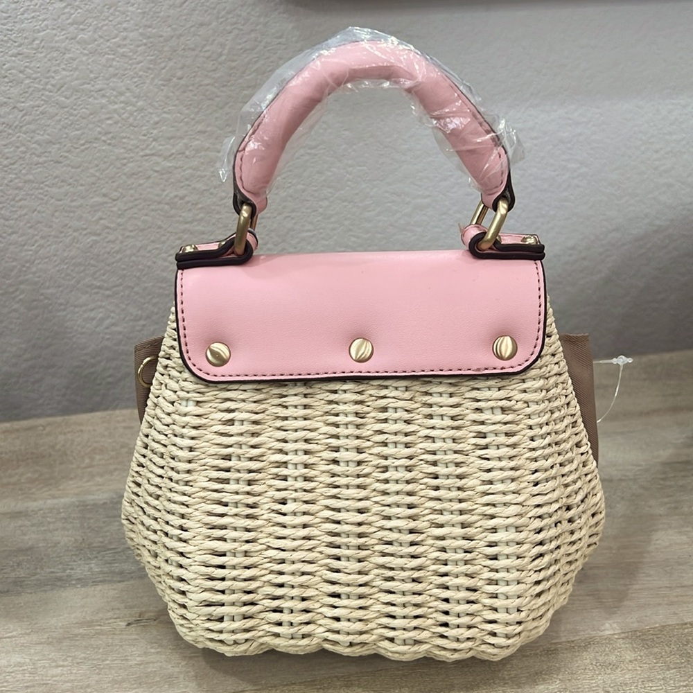 Antonio Melani Dana Wicker Bag NWT - Picture 6 of 8